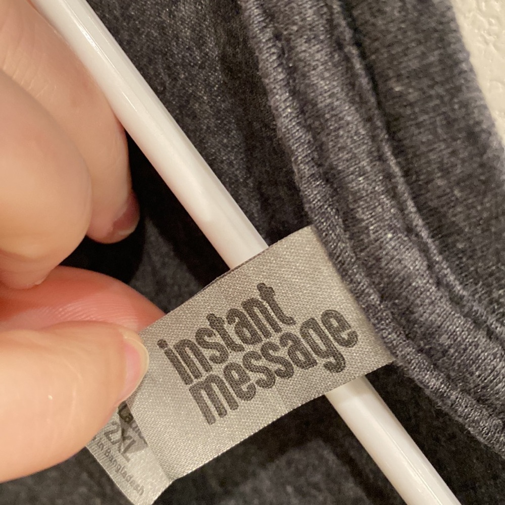 Euc Instant Message Brand Size 2x Plus Size Funny… - image 5